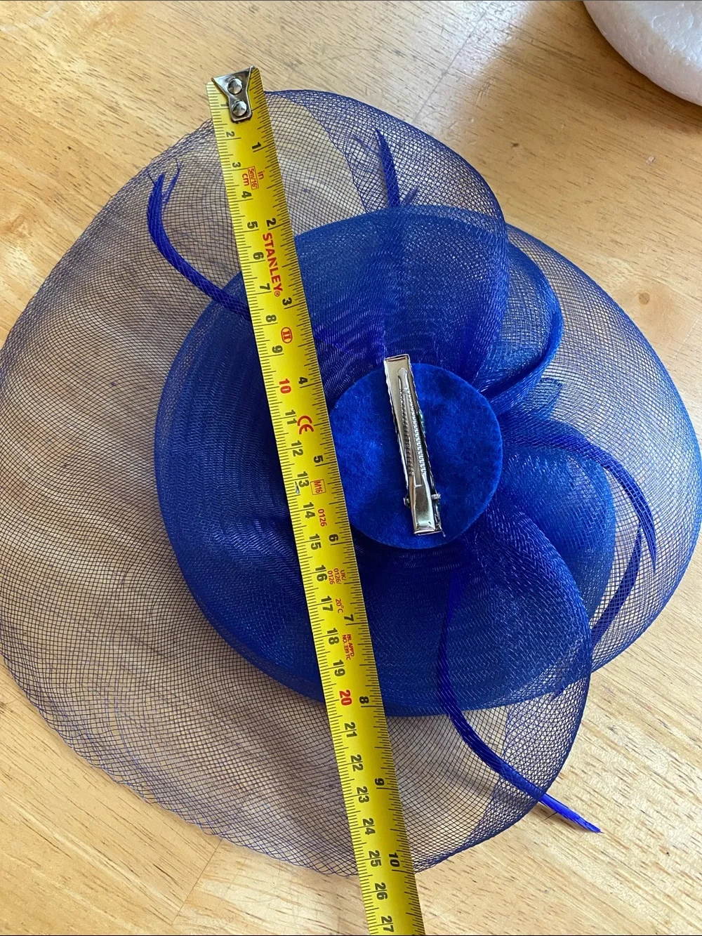 Blue Fascinator Hat like new